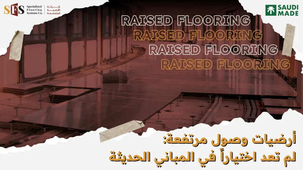 أرضيات وصول مرتفعة - قد تبدو هذه العبارة تقنية ومتخصصة للوهلة الأولى، ولكنها في الحقيقة تمثل أحد أكثر القرارات الاستراتيجية أهمية التي يمكن أن يتخذها مديرو المشاريع والمصممون والملاك في عالم البناء الحديث. تخيل للحظة أنك مسئول عن تطوير مقر شركة جديد في قلب الرياض، التصاميم المعمارية مذهلة، والميزانية معتمدة، والجدول الزمني محدد. ولكن هناك قرار خفي وحاسم ينتظرك، قرار سيرسم ملامح الكفاءة التشغيلية للمبنى طوال العقدين المقبلين: الاختيار بين الأرضية التقليدية الثابتة، ونظام أرضيات وصول مرتفعة ذكي وديناميكي. لم يعد هذا القرار مجرد بند فني ثانوي أو ترفٍ مقصور على مراكز البيانات المتطورة. لقد تحول إلى حجر الزاوية في تصميم المباني الذكية التي تستجيب لمتطلبات العصر الرقمي. فمع تحول البنية التحتية الرقمية إلى النظام العصبي لكل مؤسسة، من المستشفيات إلى المراكز المالية، لم يعد الدور الوظيفي للأرضية قاصراً على تحمل الأوزان وتوفير سطح للسير. لقد أصبحت الأرضية منصة خدمات شاملة يجب أن تدعم الطاقة، والبيانات، وأنظمة التبريد، بل وتكون قادرة على استيعاب التغيير المستمر. هنا تبرز أرضيات الوصول المرتفعة كحل هندسي متكامل، يحول الفراغات الخاملة تحت أقدامنا إلى مساحات نشطة وقابلة للتكيف، تؤثر بشكل مباشر على مرونة العمليات، والكفاءة الطاقة، والجدوى المالية طويلة الأمد. ما هي أرضيات الوصول المرتفعة؟ شرح مبسط يمكن تشبيه نظام الأرضيات المرتفعة بإنشاء طابق إضافي داخل المبنى، لكنه طابق مخصص للخدمات. يتكون النظام من ألواح (بلاطات) قوية وقابلة للسير عليها، يتم رفعها على شبكة من القواعد (Pedestals) قابلة الضبط والتحكم في ارتفاعها، فوق البلاطة الخرسانية الأصلية للمبنى. يشكل الفراغ الناتج بين البلاطة الخرسانية وألواح الأرضية الجديدة ما يُعرف بالبلينوم (Plenum). هذا الفراغ ليس مجرد فجوة، بل هو طريق سريع منظم ومحمي مخصص لجميع الخدمات التي يحتاجها المبنى للعمل: كابلات الكهرباء، والألياف الضوئية، وأنابيب التكييف المركزي (HVAC)، وخطوط المياه، وأنظمة الأمان، وشبكات الاتصال. بعكس الأرضية التقليدية، التي تُعتَبَر سطحاً نهائياً ثابتاً يصعب التعديل عليه، فإن نظام أرضيات الوصول المرتفعة هو منصة بنية تحتية حية. إنه تصميم معياري (Modular) يسمح بالوصول الفوري إلى أي نقطة في هذه الشبكة المعقدة من الخدمات، بمجرد رفع اللوح الموجود في تلك المنطقة، دون أي أعمال هدم أو تكسير أو إزعاج. لماذا لم تعد الأرضيات التقليدية كافية؟ التحديات التي تحلها أرضيات الوصول المرتفعة لتقدير قيمة الأرضيات المرتفعة، يجب أولاً فهم العيوب الجوهرية في الأنظمة التقليدية: جمود البنية التحتية: يتم دفن كل الأسلاك والأنابيب في الأرضية الخرسانية أثناء البناء. أي تغيير أو توسعة مستقبلية تعني أعمال تكسير مكلفة، ومليئة بالغبار، وتعطل للعمل. فوضى الكابلات (متلازمة السباغيتي): في المكاتب التقليدية، يتم مد الكابلات تحت المكاتب أو عبر قنوات علوية. يؤدي هذا إلى تشابكها، وعرقلة التنظيف، وتهديد السلامة، وصعوبة الصيانة. عدم كفاءة أنظمة التبريد: تعتمد الأنظمة التقليدية غالباً على نشر الهواء البارد من السقف، مما يؤدي إلى تبريد المساحات الفارغة قبل وصوله للأشخاص والأجهزة، وخلق "بقع حارة" حول الأجهزة الإلكترونية، وبالتالي هدر هائل في الطاقة. تعطيل الأعمال أثناء الصيانة: إصلاح عطل في كابل بيانات أو توصيلة كهرباء جديدة قد يتطلب إخلاء جزء من المكتب وإيقاف العمل فيه، مما يعني خسائر في الإنتاجية والإيرادات. عائق أمام التطور التكنولوجي: مع تسارع وتيرة التطور التقني، يصبح المبنى التقليدي عاجزاً عن استيعاب التقنيات الجديدة التي تتطلب تحديثاً مستمراً للبنية التحتية. أين تصبح أرضيات الوصول المرتفعة ضرورة وليس خياراً؟ قرار الاستثمار في أرضيات مرتفعة مدفوع بالحاجة إلى المرونة والأداء التقني الفائق. فيما يلي أبرز السيناريوهات التي تتحول فيها من كماليات إلى أساسيات: 1. المكاتب الحديثة ذات التخطيطات الديناميكية ثقافة العمل الحديثة تعتمد على المرونة والتكيف. فرق العمل المؤقتة (Agile Teams)، وتغيير احتياجات الأقسام، وتطور أدوات العمل الرقمية، كلها تتطلب بيئة عمل يمكن إعادة تشكيلها بسرعة. أرضيات الوصول المرتفعة للمكاتب تتيح إعادة توزيع مآخذ الكهرباء، ومنافذ البيانات، وحتى نقاط التهوية في أيام، وليس أسابيع. عملية إعادة ترتيب مقر قسم بكامله تصبح أبسط بكثير، مما يوفر الوقت والمال ويحافظ على استمرارية العمل. 2. مراكز البيانات وغرف الخوادم هذا هو التطبيق الأشهر والأكثر تطلباً. أرضيات الوصول المرتفعة لمراكز البيانات هي عماد عملها. فهي لا تدير عشرات الآلاف من الكابلات فحسب، بل وتُعد جزءاً من نظام التبريد الدقيق (Precision Cooling). يعمل البلينوم كغرفة هواء بارد مضغوط، يدفع الهواء المبرد من خلال بلاطات مثقبة موضوعة بدقة أمام رفوف الخوادم مباشرة. هذه الكفاءة في التبريد المستهدف تخفض فاتورة الطاقة بشكل كبير، وهو أمر حاسم لمراكز البيانات حيث تشكل الطاقة النسبة الأكبر من التكاليف التشغيلية. 3. المباني الذكية والمرافق الحكومية المتطورة المباني الذكية تعتمد على شبكة كثيفة من أجهزة الاستشعار (IoT)، وأنظمة أتمتة المباني (BAS)، وكاميرات المراقبة الذكية، وأنظمة التحكم في الدخول. هذه الشبكة العصبية الرقمية تحتاج إلى مسارات منظمة وقابلة للتوسع. توفر أنظمة الأرضيات المرتفعة مساراً نظيفاً وآمناً ويمكن الوصول إليه لجميع هذه الكابلات، مما يضمن سهولة الصيانة والتحديث طوال عمر المبنى. 4. المساحات التجارية والعلمية عالية التقنية غرف التداول في البورصات، غرف التحكم في المرافق الحيوية، استوديوهات البث التلفزيوني والإذاعي، والمختبرات العلمية المتقدمة. جميعها يتميز بكثافة عالية من الأجهزة الإلكترونية الحساسة، ولا يتحمل أي قدر من التوقف عن العمل. توفر الأرضيات المرتفعة وصولاً فورياً وغير معطل للبنية التحتية، مما يضمن إجراء الصيانة الدورية والترقيات الطارئة دون التأثير على العمل. مقارنة شاملة: أرضيات وصول مرتفعة مقابل الأرضيات التقليدية عامل المقارنة أرضيات وصول مرتفعة الأرضيات التقليدية المرونة وإعادة التهيئة ديناميكية غير محدودة. يمكن إعادة توزيع جميع الخدمات (كهرباء، بيانات، تكييف) بسهولة وسرعة من خلال الوصول المباشر تحت البلاطات. ثابتة ومقيدة. أي تعديل يتطلب أعمال تكسير وخرسانة وتشطيب، مما يعني تعطيلاً وفوضى وتكلفة عالية. إدارة الكابلات منظمة ومحمية. توضع الكابلات في البلينوم على حوامل (ترايز) منظمة، مفصولة عن بعضها، وسهلة التتبع والصيانة. تختفي الفوضى والمخاطر. فوضوية ومرئية. غالباً ما تنتشر الكابلات تحت المكاتب أو في قنوات علوية، مما يشوه المظهر ويشكل خطراً ويعيق النظافة. كفاءة الطاقة والتبريد عالية جداً. تدعم نظام توزيع الهواء تحت الأرضية (UFAD) الذي يوجه الهواء البارد مباشرة لمن يحتاجه، ويقلل استهلاك الطاقة في التبريد بنسبة تصل إلى 30-40٪. منخفضة في كثير من الأحيان. التبريد من السقف أو الجدران غالباً ما يكون غير فعال، ويسبب هدراً للطاقة في تبريد المساحات غير المشغولة، ويخلق بقعاً حارة. التكلفة الإجمالية للملكية أعلى تكلفة أولية، ولكن تكلفة إجمالية أقل على المدى الطويل. التوفير في الطاقة، وسهولة الصيانة، وعدم الحاجة لأعمال تكسير مستقبلية تعوض الفرق الأولي بمرور الوقت. أقل تكلفة أولية، ولكن تكلفة إجمالية أعلى. التكاليف المخفية لأعمال التكسير والتعديلات المستقبلية، وفواتير الطاقة الأعلى، وتكلفة تعطل العمل تجعلها أغلى على المدى البعيد. الصيانة والإصلاحات فورية وغير معطلة. يمكن للفني الوصول إلى أي عطل في دقائق، ورفع البلاطة وإصلاح المشكلة دون إزعاج الموظفين أو وقف العمل. بطيئة ومعطلة. تتطلب غالباً إخلاء المنطقة، ونقل الأثاث، وأعمال تكسير، مما يعني توقف العمل لساعات أو أيام. استيعاب التقنيات المستقبلية مستقبلية (Future-Proof). البلينوم الفارغ يوفر مساحة كافية لاستيعاب أي تقنيات جديدة قد تظهر في المستقبل، مثل كابلات أسرع أو أنظمة طاقة مبتكرة. عائق أمام التطوير. غالباً ما تكون السعة المدفونة في الأرضية ممتلئة، وأي تقنية جديدة تتطلب حلولاً مرتجلة وغير فعالة أو مشاريع تكسير مكلفة. القيمة الاستثمارية للمبنى مرتفعة. المبنى المجهز بأرضيات مرتفعة يعتبر أصولاً مرنة وحديثة، تحتفظ بقيمتها السوقية لفترة أطول وتجذب مستأجرين من المستوى العالي. محدودة. قد يصبح المبنى تقليدياً بسرعة مع تطور التقنية، مما يقلل من جاذبيته ويتطلب استثمارات تجديد كبيرة لمواكبة العصر. أنواع أرضيات الوصول المرتفعة واستخداماتها ليس كل الأرضيات المرتفعة متماثلة. اختيار النوع المناسب يعتمد على طبيعة الحمل والاستخدام والبيئة: أرضيات مرتفعة فولاذية (Steel): تتميز بأعلى نسبة متانة إلى وزن. قلبها من الفولاذ يمنحها قدرة تحمل استثنائية للأحمال المركزة الثقيلة (مثل رفوف الخوادم الضخمة). هي الخيار الأمثل لمراكز البيانات والمختبرات التي تحتوي على معدات ثقيلة. أرضيات مرتفعة من كبريتات الكالسيوم (Calcium Sulphate): تحتوي على قلب من الجبس المعاد تدويره. توفر مقاومة عالية للحريق، وعازلاً ممتازاً للصوت، وسطحاً مستوياً جداً للتشطيبات الدقيقة مثل الفينيل أو السجاد. مثالية للمكاتب والفنادق والمستشفيات والمراكز التجارية، حيث السلامة من الحريران والراحة الصوتية أمران بالغا الأهمية. أرضيات مرتفعة مضادة للكهرباء الساكنة (Anti-Static / ESD): مصممة لحماية الأجهزة الإلكترونية الحساسة من خطر الشحنات الكهروستاتيكية. تحتوي على مواد موصلة تتبع الشحنات الكهربائية وتوجهها بأمان إلى الأرض. إلزامية في مراكز البيانات، غرف السيرفرات، مختبرات الإلكترونيات، وغرف العمليات الجراحية المتطورة. البلاطات المثقبة (Perforated Panels): ليست نوعاً منفصلاً بل هي بلاطات متخصصة تُستخدم ضمن نظام الأرضيات المرتفعة. توضع في المناطق المخصصة لخروج الهواء البارد (ممرات التبريد الباردة في مراكز البيانات أو تحت المكاتب في المكاتب الذكية) كجزء من استراتيجية توزيع الهواء تحت الأرضية (UFAD). أرضيات الوصول المرتفعة ومشاريع رؤية 2030 في المملكة العربية السعودية يشهد المشهد العمراني في المملكة العربية السعودية، مدفوعاً برؤية 2030 الطموحة، تحولاً جذرياً نحو المدن الذكية والتحول الرقمي. هذا السياق يخلق بيئة مثالية لاعتماد أرضيات الوصول المرتفعة كمعيار في البناء الحديث للأسباب التالية: التحول الرقمي وانتشار مراكز البيانات: مع سعي المملكة لأن تكون مركزاً رقمياً إقليمياً، يتضاعف عدد مراكز البيانات ومشاريع البنية التحتية الرقمية. الأرضيات المرتفعة هي المكون الأساسي غير القابل للتفاوض في تصميم وبناء هذه المراكز بكفاءة واستدامة. التركيز على الاستدامة وكفاءة الطاقة: المناخ الحار في المنطقة يجعل من فاتورة التبريد عبئاً تشغيلياً ضخماً. أنظمة الأرضيات المرتفعة المزودة بتقنية (UFAD) توفر حلاً هندسياً مباشراً لخفض استهلاك الطاقة في التبريد بنسب كبيرة، مما يساهم في تحقيق أهداف الاستدامة البيئية والاقتصادية التي تتبناها الرؤية. سرعة الإنجاز والمرونة التشغيلية: وتيرة التنمية السريعة تتطلب حلول بناء وتشغيل مرنة. نظام الأرضيات المرتفعة يسمح بتنفيذ أعمال البنية التحتية التقنية (IT Fit-Out) بشكل متوازٍ مع باقي أعمال التشطيب، مما يختصر الوقت. كما يمكن للمساحات أن تتطور وتتغير بسهولة لمواكبة الاحتياجات المتسارعة. المباني الحكومية والذكية: مشاريع المدن الذكية مثل نيوم، والمراكز الحكومية المتطورة، والمستشفيات الحديثة، جميعها تعتمد على كثافة تقنية عالية. الأرضيات المرتفعة توفر العمود الفقري المادي المنظم لهذه الشبكات المعقدة، وتضمن قدرتها على النمو والتحديث. الجدوى الاقتصادية: هل أرضيات الوصول المرتفعة استثمار ذكي؟ السؤال الحقيقي ليس "كم تكلف الأرضيات المرتفعة؟"، بل "ما هي القيمة التي تخلقها على مدى عمر المبنى؟". يتطلب التحليل نظرة شاملة لتكلفة الملكية الإجمالية (Total Cost of Ownership - TCO): التكلفة الأولية مقابل تكلفة دورة الحياة: صحيح أن سعر المواد والتركيب الأولي للأرضيات المرتفعة أعلى من الأرضيات التقليدية. ولكن هذه التكلفة الإضافية يتم استردادها عادة خلال 5 إلى 7 سنوات من خلال التوفير في بنود أخرى. توفير الطاقة التشغيلي: توفير 20-40٪ في فاتورة تبريد المبنى يشكل عائد استثمار (ROI) واضحاً ومباشراً، خاصة في المناخ الحار وفي المباني التي تعمل 24/7 مثل مراكز البيانات. توفير تكاليف التعديلات وإعادة التهيئة: كل عملية إعادة ترتيب لمكتب أو قسم في مبنى تقليدي قد تكلف آلاف الريالات. في المبنى المجهز بأرضيات مرتفعة، تكلفة هذه العملية ضئيلة جداً. القيمة غير المباشرة: استمرارية العمل والإنتاجية: القدرة على إجراء الصيانة دون تعطيل العمل، وسرعة استجابة تقنية المعلومات للطلبات الجديدة، كلها تساهم في رضا المستخدمين وزيادة الإنتاجية، وهي قيم يصعب قياسها رقمياً لكن تأثيرها كبير. زيادة العمر الافتراضي والقيمة السوقية للمبنى: المبنى القادر على استيعاب التقنيات الحديثة لعقود قادمة يحتفظ بقيمته السوقية لفترة أطول ويقل معدل تقادمه الوظيفي. أفضل الممارسات لتخطيط وتركيب أرضيات وصول مرتفعة لضمان نجاح النظام، يجب اتباع خطوات تخطيط دقيقة: الدخول في مرحلة التصميم المبكر: يجب إشراخبير الأرضيات المرتفعة في مرحلة التصميم المبدئي، وليس كفكرة لاحقة. تحديد ارتفاع البلينوم المناسب (عادة من 15 سم إلى 60 سم أو أكثر) يعتمد على كثافة الكابلات المتوقعة ومتطلبات تدفق الهواء. تقييم الأحمال بدقة: حساب نوعين من الأحمال: الحمل الموزع بشكل منتظم (UDL): وهو وزن الأثاث والأشخاص على مساحة كبيرة. الحمل المركز (Point Load): وهو وزن قطعة معدنية ثقيلة مثل خادم أو آلة تصوير ضخمة. يتم اختيار نوع البلاطة (مثلاً: 12.5 كيلو نيوتن، 15 كيلو نيوتن، 20 كيلو نيوتن) بناءً على أثقل حمل متوقع. التخطيط المتكامل لتدفق الهواء (للأنظمة المزودة بـ UFAD): التعاون الوثيق مع مهندس التكييف ضروري. تحديد مواقع البلاطات المثقبة، واستخدام حواجز هوائية (Air Dams) داخل البلينوم لتوجيه الهواء، وترتيب الكابلات بحيث لا تعيق مسار الهواء. استراتيجية متكاملة لإدارة الكابلات: التخطيط لاستخدام حوامل الكابلات (Cable Trays) المنظمة، وفصل كابلات الطاقة عن كابلات البيانات لتجنب التداخلات الكهرومغناطيسية، ووضع نظام واضح للوسم (Labeling) منذ البداية. أخطاء شائعة يجب تجنبها عند اختيار أرضيات الوصول المرتفعة الاختيار بناءً على السعر الأدنى فقط: المنتج الرخيص قد يكون أقل جودة في المواد أو السماكة، مما يؤدي إلى هشاشة السطح، أو عدم استوائه، أو انخفاض قدرة التحمل، وبالتالي تكاليف صيانة واستبدال عالية لاحقاً. التقليل من شأن ارتفاع البلينوم: تحديد ارتفاع قليل لتوفير التكلفة قد يحد من قدرة المبنى على النمو التقني في المستقبل، ويجعل عملية مد الكابلات الجديدة معقدة أو مستحيلة. الاعتماد على مُركِّب غير مؤهل: تركيب الأرضيات المرتفعة يحتاج إلى دقة عالية لضمان استواء السطح تماماً وثبات البلاطات. التركيب الخاطئ يؤدي إلى بلاطات متزعزعة (Rocking Panels) وأصوات طقطقة وخطورة في السير عليها. التعامل معها كمنتج عادي وليس كنظام متكامل: الأرضية المرتفعة نظام أداء. إهمال تحديد متطلبات مقاومة الحريق، أو الخواص المضادة للكهرباء الساكنة، أو العزل الصوتي، عند الطلب، قد يجعل النظام غير مناسب للغرض المطلوب. كيف تختار الشريك المناسب لتوريد وتركيب الأرضيات المرتفعة؟ مورد الأرضيات المرتفعة يجب أن يكون شريكاً استراتيجياً، وليس مجرد بائع. ابحث عن: مصنع وليس تاجراً فقط: الشركة التي تتحكم في عملية التصنيع من المادة الخام إلى المنتج النهائي (مثل Specialty Flooring Systems - SFS) تضمانتساق الجودة والأداء. تجنب الوسطاء الذين لا يقدمون سوى البيع. الدعم الفني المحلي والخبرة الإقليمية: بالنسبة للمشاريع في السعودية، يجب أن يكون للشريك وجود محلي قوي، وفريق هندسي، ومخزون. هذا يضمن فهماً لتحديات المناخ المحلي، والامتثال للمواصفات القياسية السعودية، واستجابة سريعة للمتطلبات والمشاكل. الشهادات والمواصفات الدولية: اطلب إثباتات بالامتثال للمعايير العالمية مثل (ISO) والأوروبية (EN) فيما يخص مقاومة الحريق، وقوة التحمل، والتوصيلية (للأرضيات المضادة للكهرباء الساكنة). محفظة مشاريع سابقة ذات صلة: اطلب أمثلة لمشاريع مشابهة لمشروعك (مراكز بيانات، مكاتب شركات كبرى، مستشفيات) في المنطقة. الخبرة المباشرة تعني فهماً أعمق للتحديات. خدمة شاملة (من التصميم إلى ما بعد البيع): الشريك المثالي لا يبيع منتجاً فحسب، بل يقدم استشارات تصميمية، وإشرافاً على التركيب، وخدمة ما بعد البيع، وضماناً حقيقياً. الأسئلة الشائعة عن أرضيات الوصول المرتفعة ما العمر الافتراضي للأرضيات المرتفعة؟ عمرها الافتراضي طويل جداً. نظام عالي الجودة، تم تحديد مواصفاته وتركيبه بشكل صحيح، يمكن أن يعيش 25 عاماً أو أكثر، وهو ما يعادل غالباً العمر التشغيلي الرئيسي للمبنى نفسه. هل من الممكن تركيب أرضيات مرتفعة في مبنى قائم؟ نعم، ممكن في كثير من الأحيان. يتم تقييم المبنى (ارتفاع الأسقف، حالة البلاطة الخرسانية) لمعرفة ما إذا كان يمكن استيعاب الارتفاع الإضافي للنظام. وهو حل ممتاز لتحديث المباني القديمة وجعلها ذكية. هل يمكن وضع أي نوع من الأرضيات فوق البلاطات؟ نعم. يمكن تركيب تقريباً أي نوع من التشطيبات النهائية: سجاد (على شكل مربعات أو لفات)، فينيل، مطاط، باركيه خشب هندسي، أو حتى الأرضيات الإيبوكسية. البلاطات ذات القلب من كبريتات الكالسيوم توفر سطحاً أملس ومستوياً مثالياً لهذه التشطيبات. هل تسبب الأرضيات المرتفعة ضجيجاً أو صوت فراغ عند السير عليها؟ لا، إذا تم تركيبها بشكل صحيح باستخدام القواعد والمشابك المناسبة. بعض الأنواع، مثل تلك ذات القلب من كبريتات الكالسيوم، تعمل أيضاً كعازل صوتي طبيعي بين الطوابق. كيف يتم تأمين البلاطات لمنع تحركها أو سرقتها؟ تستخدم أنظمة قفل (Clamping Systems) أو براغي تثبيت خاصة تربط البلاطة بشبكة القواعد بشكل آمن، مع السماح برفعها عند الحاجة باستخدام أدوات بسيطة. الخلاصة: لماذا تمثل أرضيات الوصول المرتفعة مستقبل البناء الذكي؟ الأرضية في المبنى الحديث لم تعد مجرد عنصر إنشائي أو تشطيب جمالي. لقد أصبحت الطبقة التكنولوجية الأساسية، المنصة التي تستند عليها ذكاء ومرونة المبنى ككل. اختيار أرضيات وصول مرتفعة هو استثمار في الاستعداد للمستقبل. هو تحول في التفكير من ثقافة "الإصلاح التفاعلي المكلف والمعطل" إلى ثقافة "التكيف الاستباقي السلس والسريع". في ظل الثورة الصناعية الرابعة والتحول الرقمي المتسارع الذي تشهده المملكة العربية السعودية والعالم، لم تعد مرونة البنية التحتية ترفاً يمكن الاستغناء عنه. إنها ضرورة استراتيجية لأي مشروع طموح يهدف إلى البقاء والمنافسة والازدهار على مدى العقود القادمة. أرضيات الوصول المرتفعة ليست مجرد أرضية، بل هي البنية الأساسية للتحول.