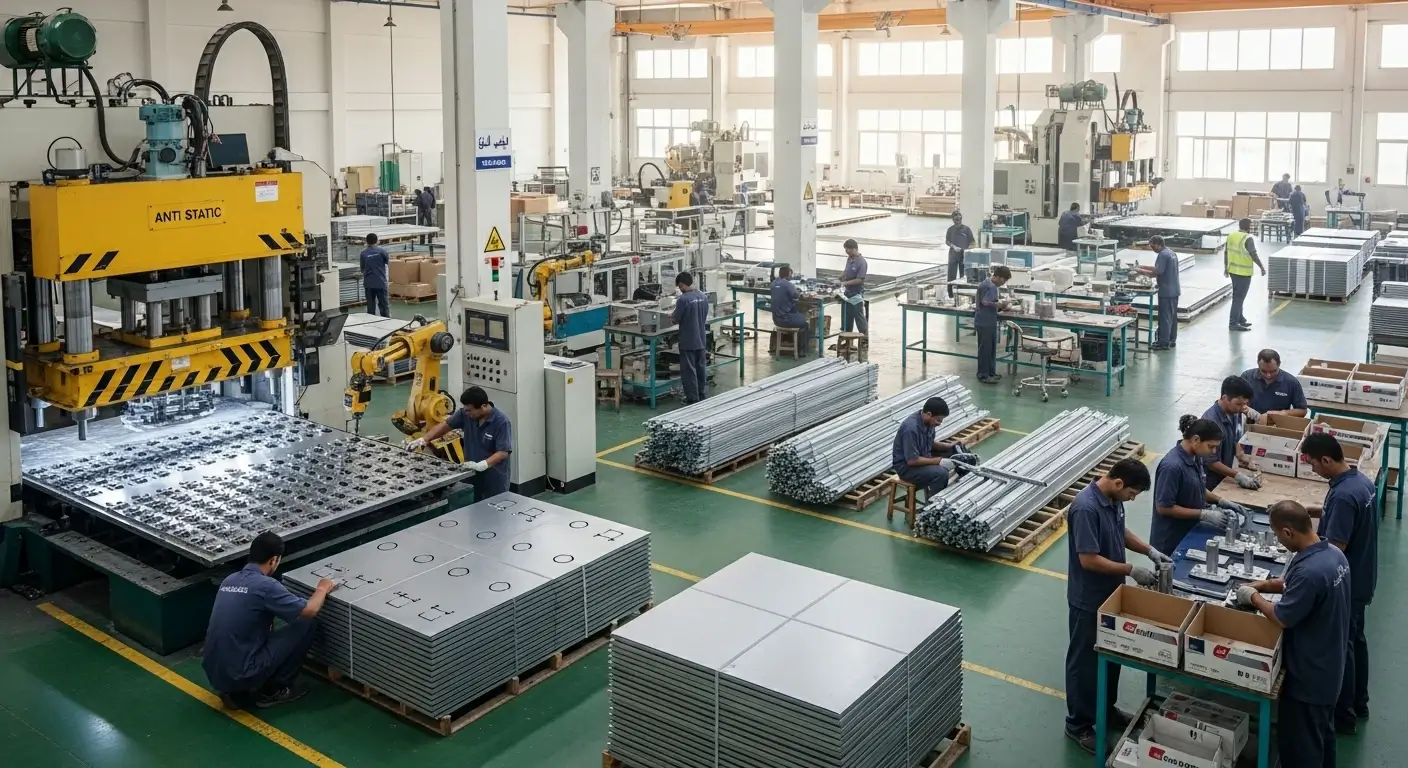 Largest Raised Flooring Factory in Saudi Arabia | SFS